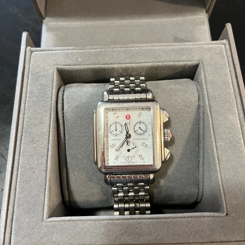 Silver Michele watch - Picture 4 of 10